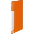 TANOSEE clear файл ( картон входить ) A4 вертикальный 10 карман . ширина 11mm orange 1 шт. 
