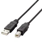 TANOSEE простой упаковка USB кабель (A) мужской -(B) мужской черный 5.0m 1 шт. 