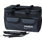 ショッピングTRUSCO ＴＲＵＳＣＯ　ＴＯＵＧＨ　ターポリンツールバッグ　黒色　ＴＴＢＡ−ＢＫ　１個（直送）