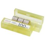 オープン工業　コインケース（５０枚収納）　１００円硬貨用　黄　Ｍ−１００　１個