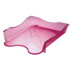 Sonic mega жесткий tray A4 вертикальный прозрачный розовый DA-2658-CP 1 шт 
