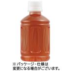 富永貿易　神戸茶房　麦茶　ラベルレス　２８０ｍＬ　ペットボトル　１ケース（２４本）【爆買】