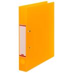 TANOSEE D кольцо файл ( половина прозрачный обложка ) A4 вертикальный 2 дыра 250 листов . форма 25mm... ширина 43mm orange 1 шт. 