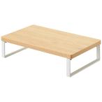 MDF стол сверху шт. тонкий low модель W340×D200×H80mm натуральный A-8004-35 1 шт. 