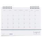 ナカバヤシ　ロジカル卓上カレンダー　Ｗリングタイプ　２０２６年版　Ａ５　ホワイト　ＣＬＴ−Ａ５０２−２６Ｗ　１冊
