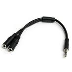 StarTech аудио изменение кабель 4 высшее Mini штекер ( мужской )-3 высшее Mini Jack ( женский )×2 6cm черный MUYHSMFF 1 шт. ( посылать за товар )