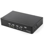 ＳｔａｒＴｅｃｈ．ｃｏｍ　ＫＶＭスイッチ／４ポート／１画面　ブラック　ＳＶ４３１ＤＰＵＡ２　１台（お取寄せ品)【爆買】