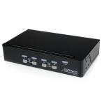 StarTech 4 порт одиночный VGA дисплей соответствует USB подключение KVM переключатель черный SV431USB ( ваш заказ . товар )