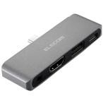 Elecom USB Type-C| прямой .. модель do King стойка серебряный DST-C25SV 1 шт 