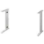 アール・エフ・ヤマカワ　スチール脚デスク　共通脚　ホワイト　RFSLD-WH-L　1台