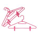 sawa Fuji Smart вешалка зажим есть розовый SMC-03 VP 1 упаковка (3шт.@)( ваш заказ . товар )