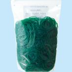 TANOSEE　カラー輪ゴム　＃１６　内径３８ｍｍ　５００ｇ　緑　スライダーチャック　１袋