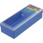  лев офисная работа контейнер визитная карточка регулировка коробка W102×D260×H70mm 800 листов . форма синий No.100 1 шт 