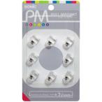 ソニック　ＰＭ　プルマグネット　ピンタイプ　直径１２×高さ１３ｍｍ　透明　ＭＧ−７８５−Ｔ　１パック（８個）