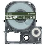 テプラ　ＰＲＯ　テープカートリッジ　マットラベル　１８ｍｍ　カーキ／白文字　ＳＢ１８ＧＳ　１個（お取寄せ品)