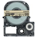 テプラ　ＰＲＯ　テープカートリッジ　マットラベル　１２ｍｍ　ベージュ／黒文字　ＳＢ１２Ｊ　１個（お取寄せ品)