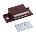 ショッピングTRUSCO ＴＲＵＳＣＯ　マグネットキャッチ　ＰＰ樹脂製　横型　ＴＳＭ−１０Ｐ−ＢＲ　１個