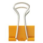 TANOSEE двойной зажим маленький . ширина 19mm orange 1 коробка (10 шт )