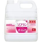 ショッピングソフラン ライオン　ソフラン　プレミアム消臭　フローラルアロマの香り　業務用　４Ｌ　１本