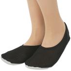  Gunze салон обувь туфли без застежки 22-24cm черный AUZ701 1 пара 