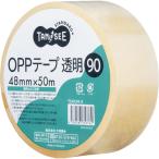 ＴＡＮＯＳＥＥ　ＯＰＰテープ　透明　４８ｍｍ×５０ｍ　９０μｍ　１巻