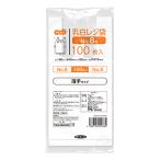 TANOSEE 乳白レジ袋　薄手タイプ　８号　ヨコ１６０×タテ３４０×マチ幅９０ｍｍ　１パック（１００枚）