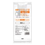 TANOSEE 乳白レジ袋　薄手タイプ　２０号　ヨコ２１０×タテ４６０×マチ幅１３０ｍｍ　１パック（１００枚）