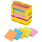３Ｍ　ポスト・イット　強粘着ノート　５０×５０ｍｍ　ネオンカラー５色　６５０２ＳＳ−ＮＥ　１パック（２０冊）