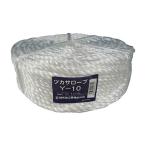 司化成工業　ツカサ　ＰＰ融着三本撚ロープ（ツカサロープ）　Ｙ−１０　１巻　（直送）