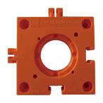 井口機工製作所　ＩＳＢ　ボールベアー取付ベース　パズル　オレンジ色　ＰＺ７５−ＯＲ　１個（直送）