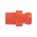 ＴＲＵＳＣＯ　クーラントライナー　コネクター　サイズ１／４　オネジＲ１／４　Ｐ−ＣＬ−２Ｃ０２　１個（直送）