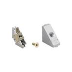 スガツネ工業　ＬＡＭＰ　ＡＳジョイント後付６ミリ溝用片面タップ穴付（１２０−０４９−７０１）　ＰＪ−６０ＡＴ　１個（直送）