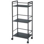 ＹＡＭＡＺＥＮ　パンチングワゴン　３段　ブラック　ＬＳＤＴ−３（ＢＫ）　１台