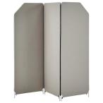 林製作所　クロスＺＩＰスクリーン　３連タイプ　ライトグレー　ＹＳ−Ｎ３ＬＧ　１台