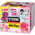 ショッピングトイレクイックル 花王　トイレクイックル　ＳＴＲＯＮＧ　プレミアムローズの香り　つめかえ用　１パック（２４枚）