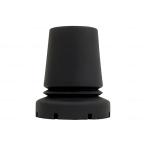 ウェルファン　まごころステッキ替えゴム　ブラック　１９ｍｍ　００９７９５ＢＫ　１９ＭＭ　１個（お取寄せ品）