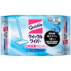 ショッピングクイックルワイパー 花王　クイックルワイパー　立体吸着ウエットシート　香りが残らないタイプ　１セット（９６枚：３２枚×３パック）