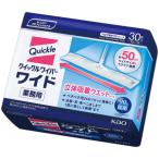 ショッピングクイックルワイパー 花王　クイックルワイパー　立体吸着ウエットシート　業務用　１セット（１２０枚：３０枚×４パック）