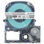 ショッピングテプラ テプラ　ＰＲＯ　テープカートリッジ　マットラベル　１２ｍｍ　透明／黒文字　ＳＢ１２Ｔ　１個