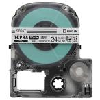 ショッピングテプラ テプラ　ＰＲＯ　テープカートリッジ　マットラベル　２４ｍｍ　透明／黒文字　ＳＢ２４Ｔ　１個