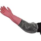 ダンロップホームプロダクツ　ビニール厚手　腕カバー付　Ｍ　ピンク　６３６０　１双　（メーカー直送品）