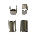 ユタカメイク　金具　端末爪　６ｍｍ×１３.５ｍｍ　ＫＭ−０３　１袋（４個）（直送）