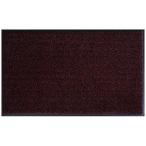 クリーンテックス・ジャパン　玄関マット　アイアンホース（ストライプ）　９００×１５００ｍｍ　ブラック・スカーレット　ＢＹ０００２３　（お取寄せ品）