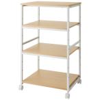 YAMAZEN высота выдерживаемая нагрузка OA подставка 4 уровень дерево натуральный | коврик белый MPR-4(WNM|MWH) 1 шт. ( ваш заказ . товар )