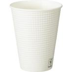 サンナップ　エンボスカップ　３４０ｍＬ（１２オンス）　ホワイト　１パック（２５個）