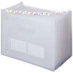 テージー　ドキュメントファイルのびーる２　Ａ４　１３ポケット　クリア　ＦＤ−２４３−１７　１セット（６冊）