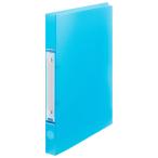 TANOSEE уплотнительное кольцо файл ( половина прозрачный обложка ) A4 вертикальный 2 дыра 150 листов . форма кольцо внутренний диаметр 20mm. ширина 28mm голубой 1 комплект (10 шт. )