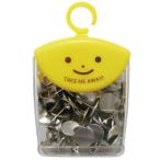 mi блеск tsuretete серебряный длиные ноги канцелярская кнопка TM-1-L 1 комплект (400шт.@:80шт.@×5 кейс )( ваш заказ . товар )