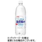 サンガリア 伊賀の天然水 強炭酸水 1L ペットボトル 1ケース(12本)