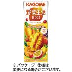 ショッピング野菜生活 カゴメ　野菜生活１００　マンゴーサラダ　２００ｍｌ　紙パック　１ケース（２４本）